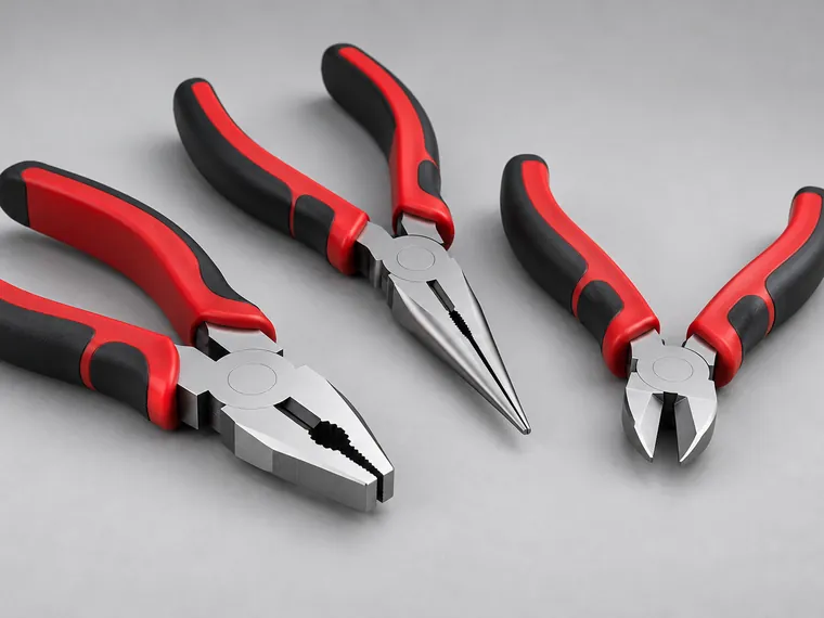 Alicate combinado, mandíbulas dentadas con cortador lateral