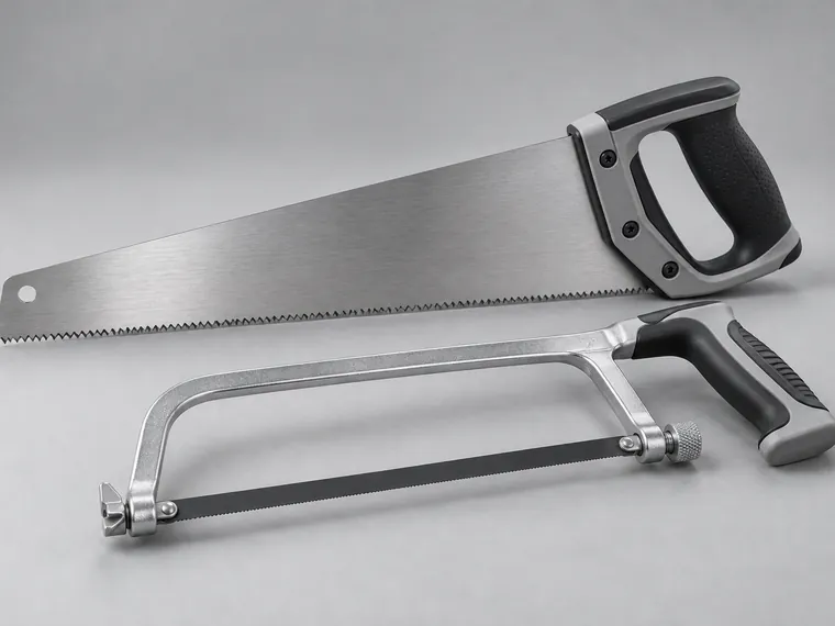 Hacksaw frame for metal, adjustable tension